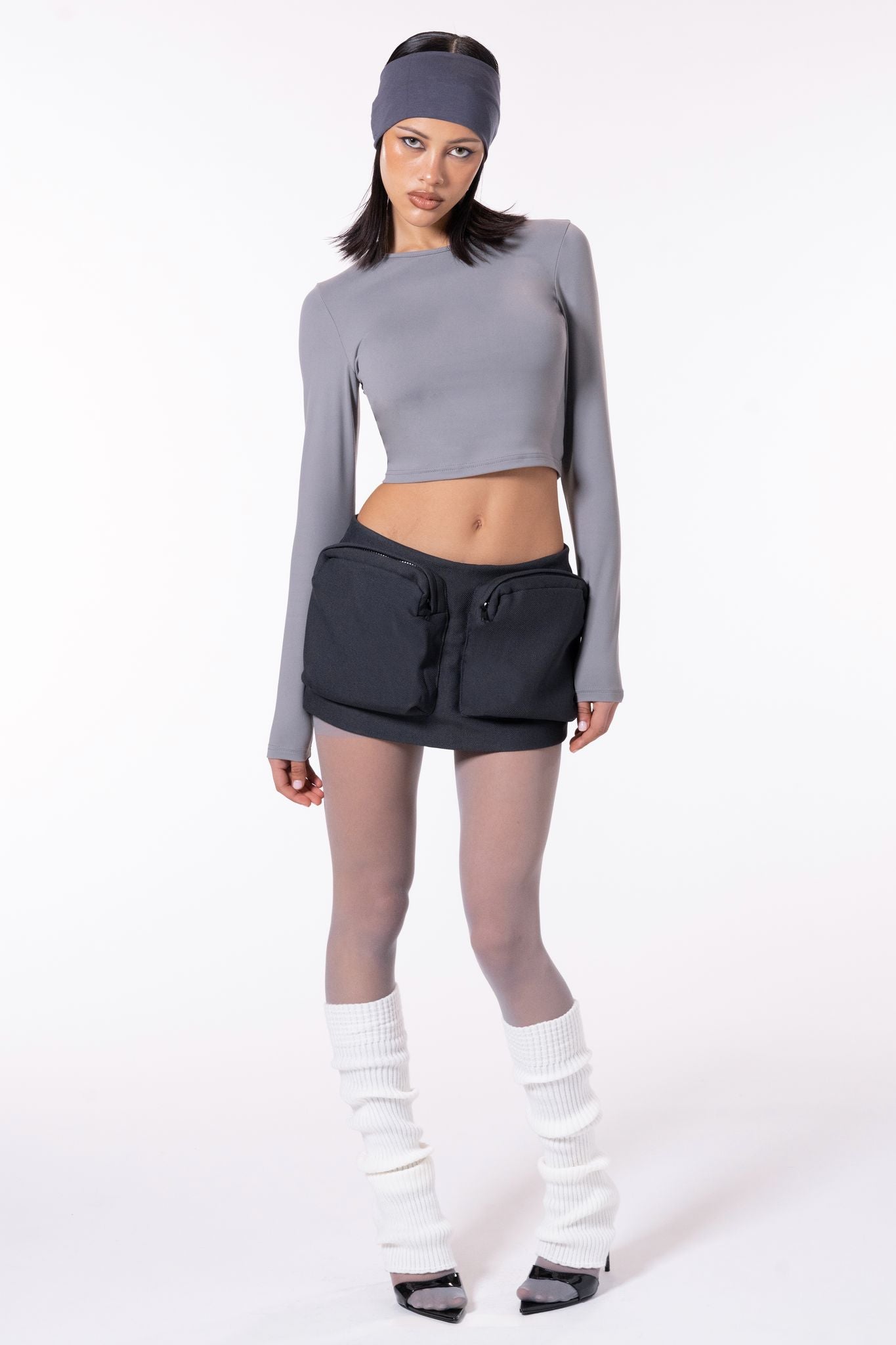 Zana Top L/S - Cloud Gray